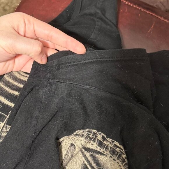 dainty dark coquette romantic goth femme fatale corset graphic baby tee - Picture 6 of 6